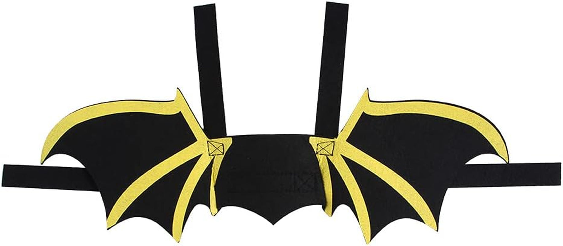 Halloween Dog Cat Costume, Halloween Pet Costume Bat Wings with Pumpkin Bells, Halloween Apparel Cosplay, S